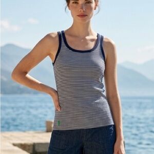 Ralph Lauren Sport Women’s Striped Cotton Tank Top Size Medium